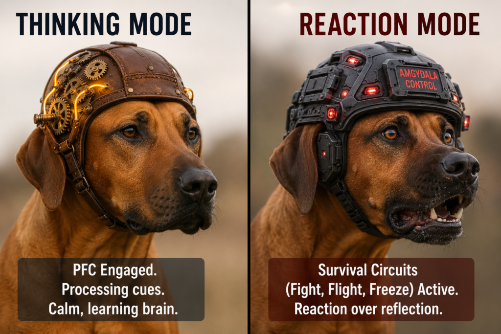 Thinking and reactive mode AI Generated