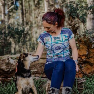 Vicki Fox of K9 Adventures and her dog