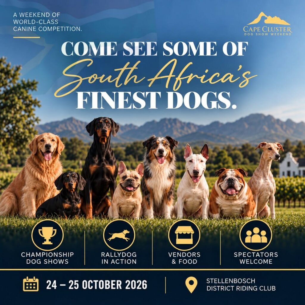 SA Cape Cluster Event 24-26 October 2026